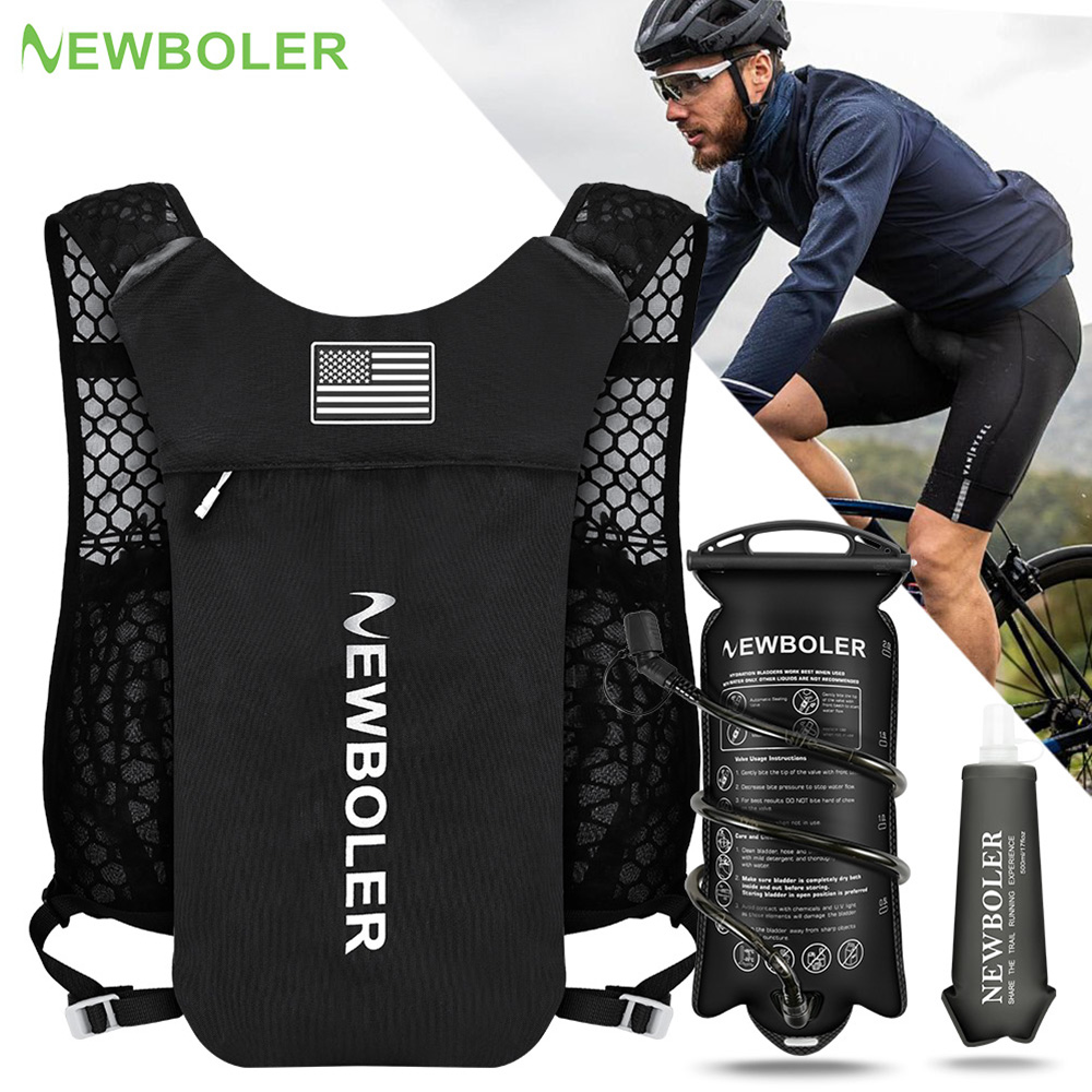 Trail Running Vest - NEWBOLER Breathable Hydration Vest Trail Running