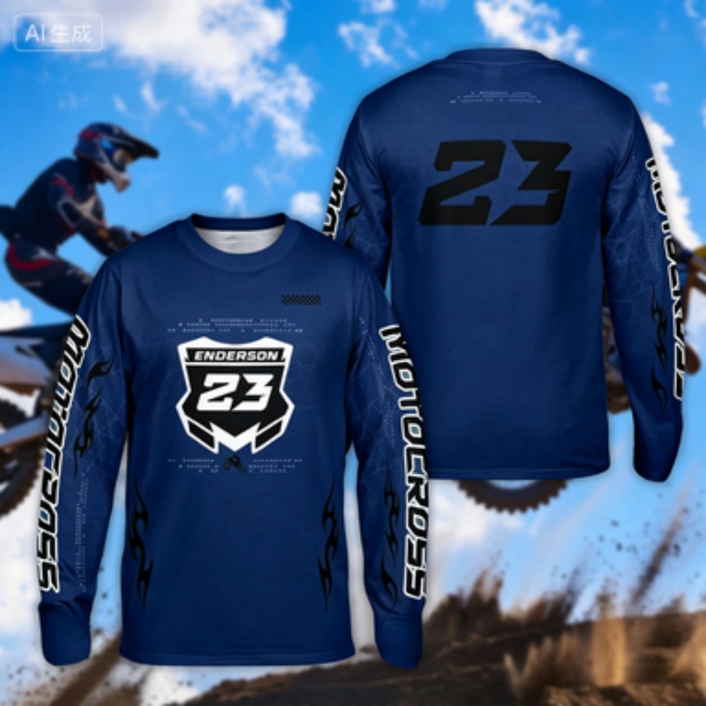 Outdoor Sportswear - Men's Outdoor Sports Long-sleeve T-shirt Motocross