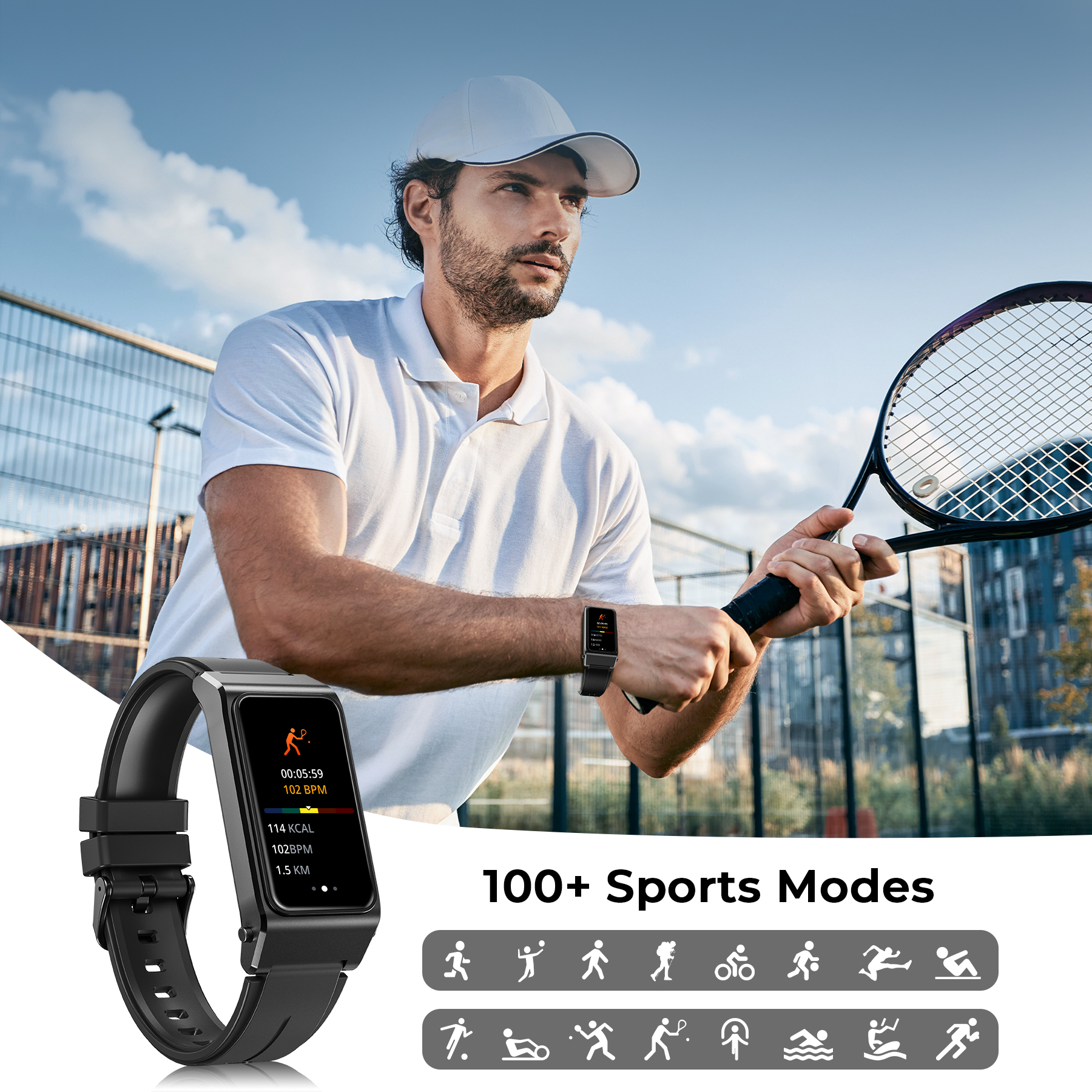 OUKITEL BT11 Smartwatch Blueto - Outdoor Sport Smart Watch recension och pris