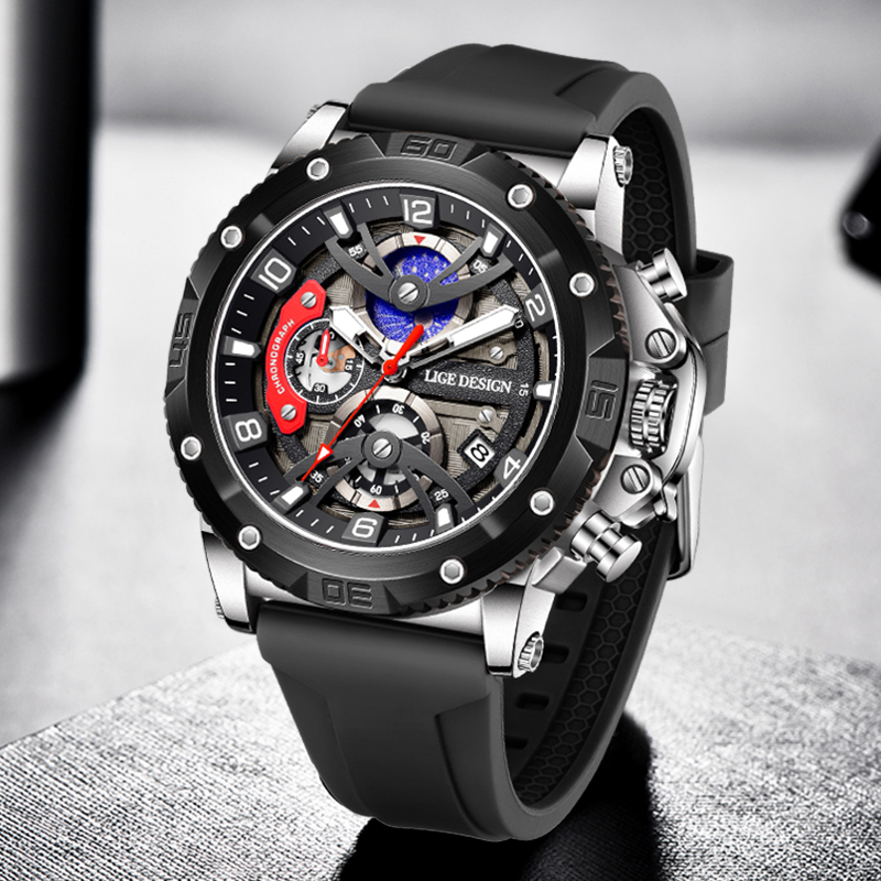 LIGE Top Brand Luxury Men Watc - Outdoor Sport Smart Watch recension och pris