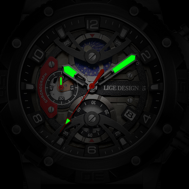 LIGE Top Brand Luxury Men Watc - Outdoor Sport Smart Watch recension och pris