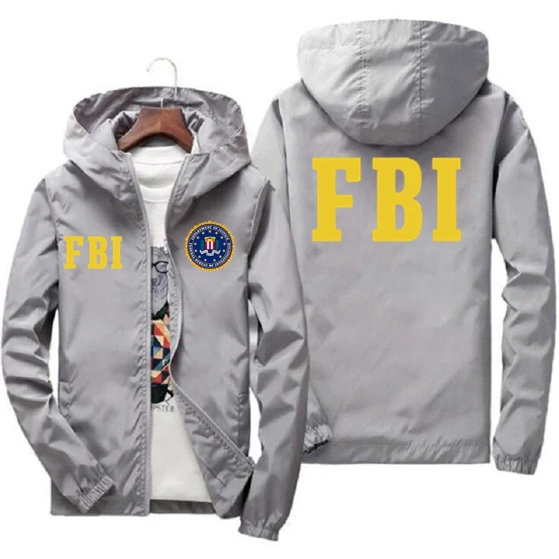 New Men's FBI Printed Outdoor  - Outdoor Sport Brand Jacket recension och pris