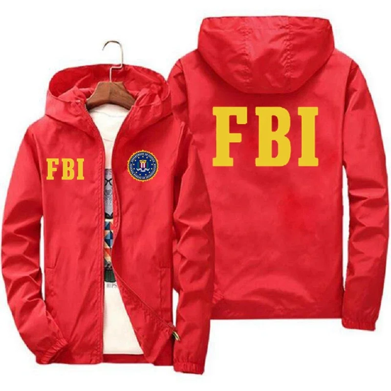 New Men's FBI Printed Outdoor  - Outdoor Sport Brand Jacket recension och pris