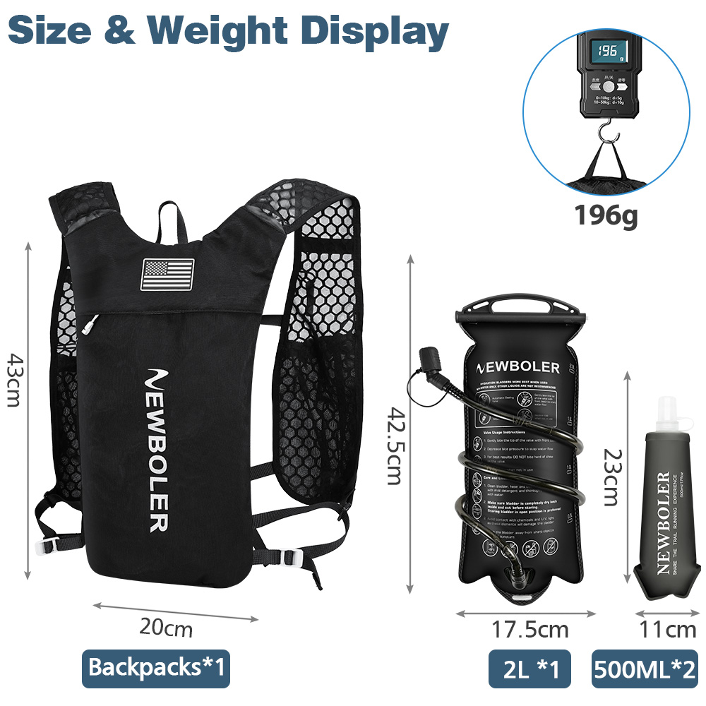 NEWBOLER Breathable Hydration  - Trail Running Vest recension och pris