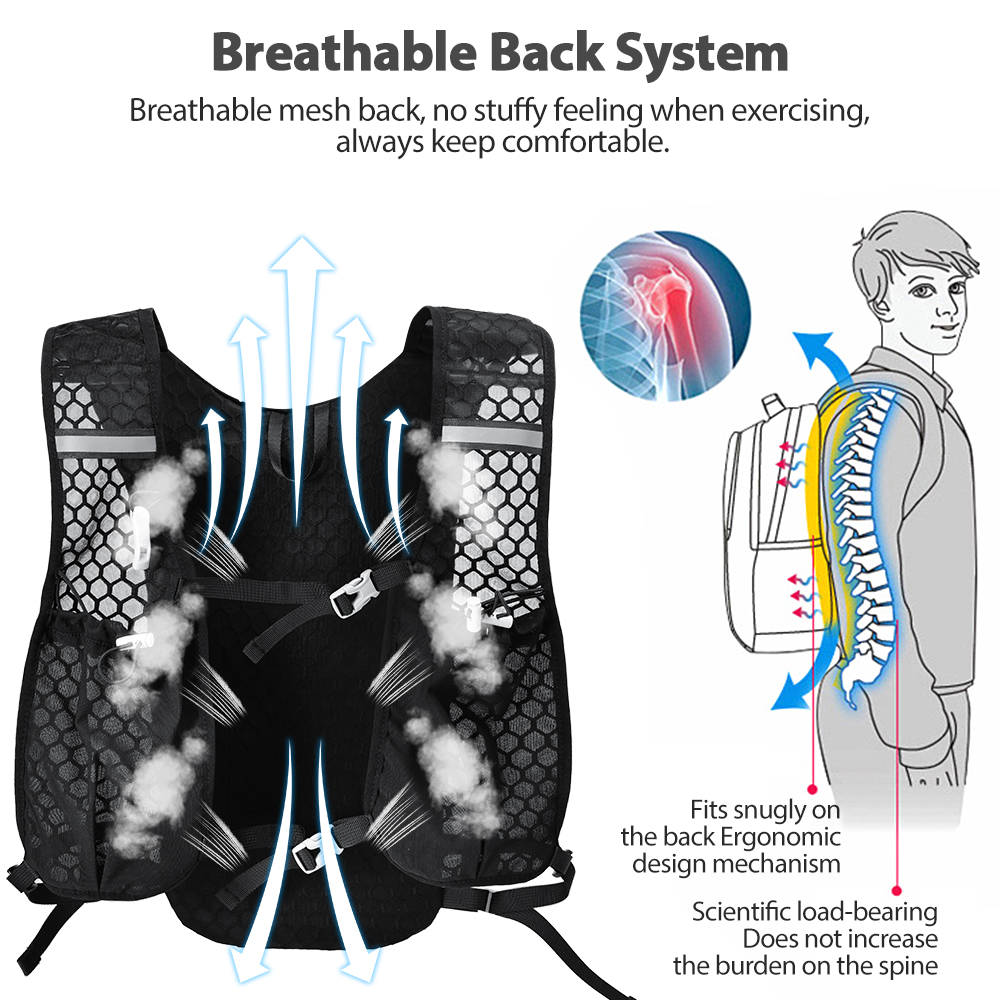 NEWBOLER Breathable Hydration  - Trail Running Vest recension och pris
