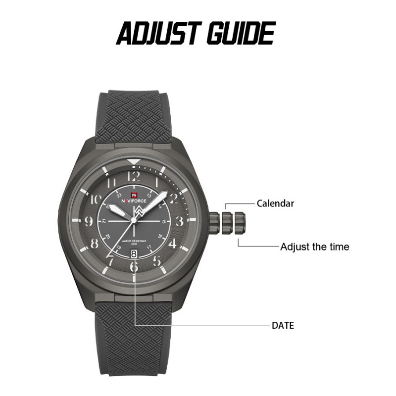 NAVIFORCE Men Quartz Calendar  - Outdoor Sport Smart Watch recension och pris