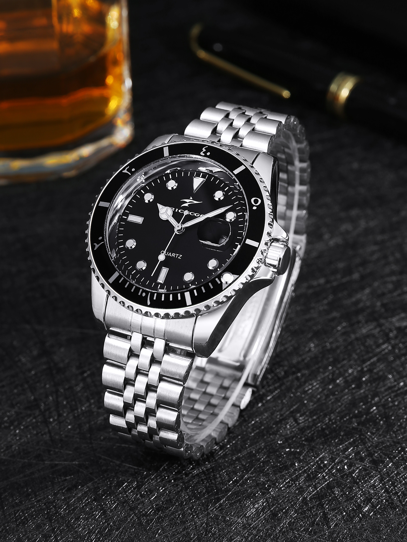 RICECGO Men's Steel Strip Quar - Outdoor Sport Smart Watch recension och pris