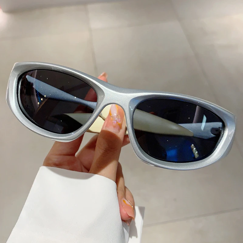 Y2K Punk Sunglasses Men New Ou - Outdoor Sport Activity recension och pris