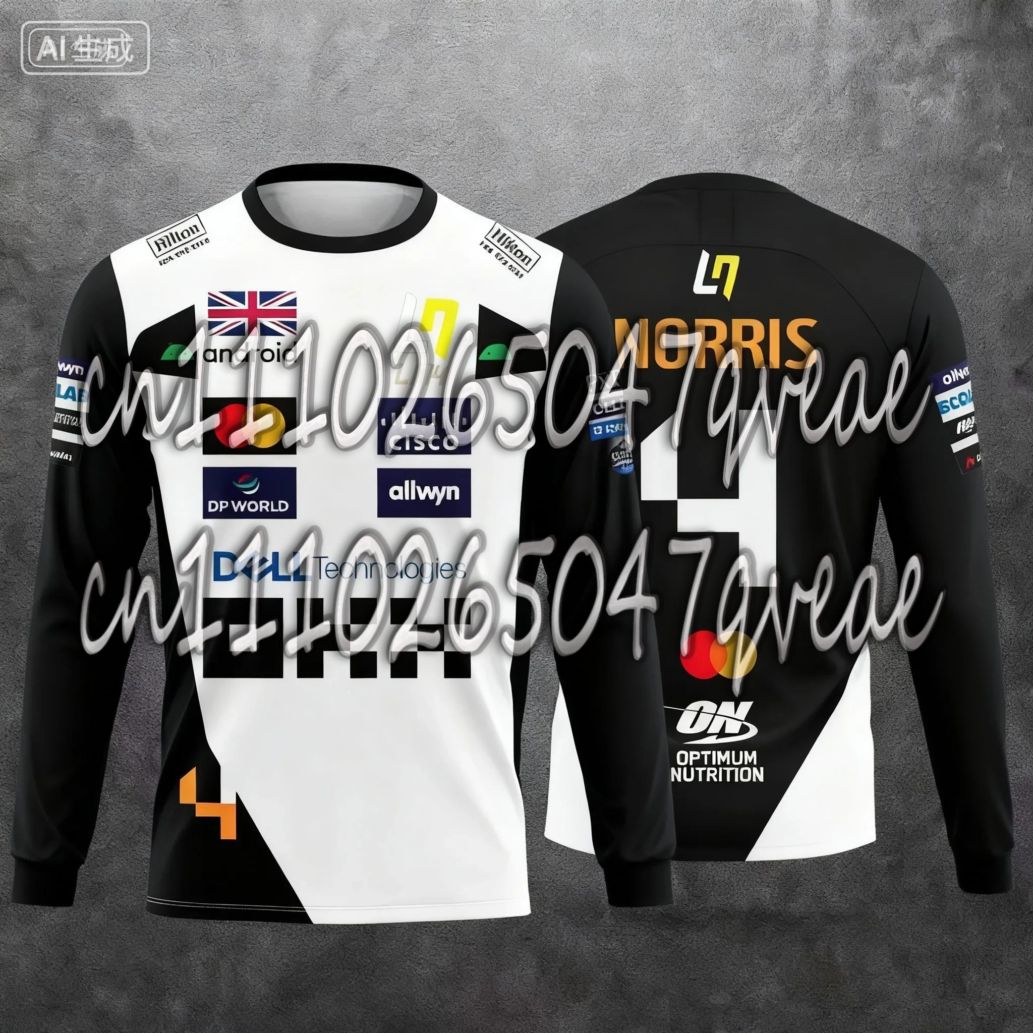 Lando Norris NO.4 2026 New Rac - Outdoor Sportswear recension och pris
