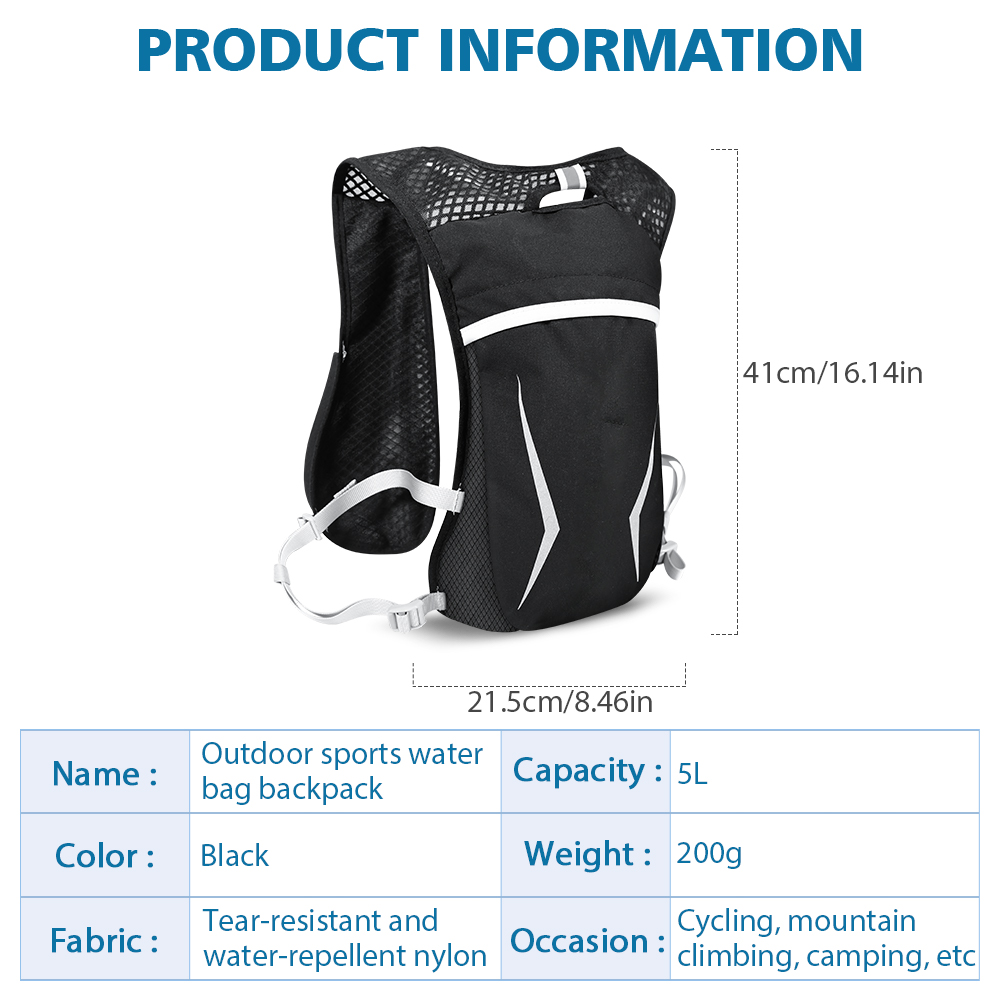 Outdoor Trail Running Backpack - Trail Running Vest recension och pris