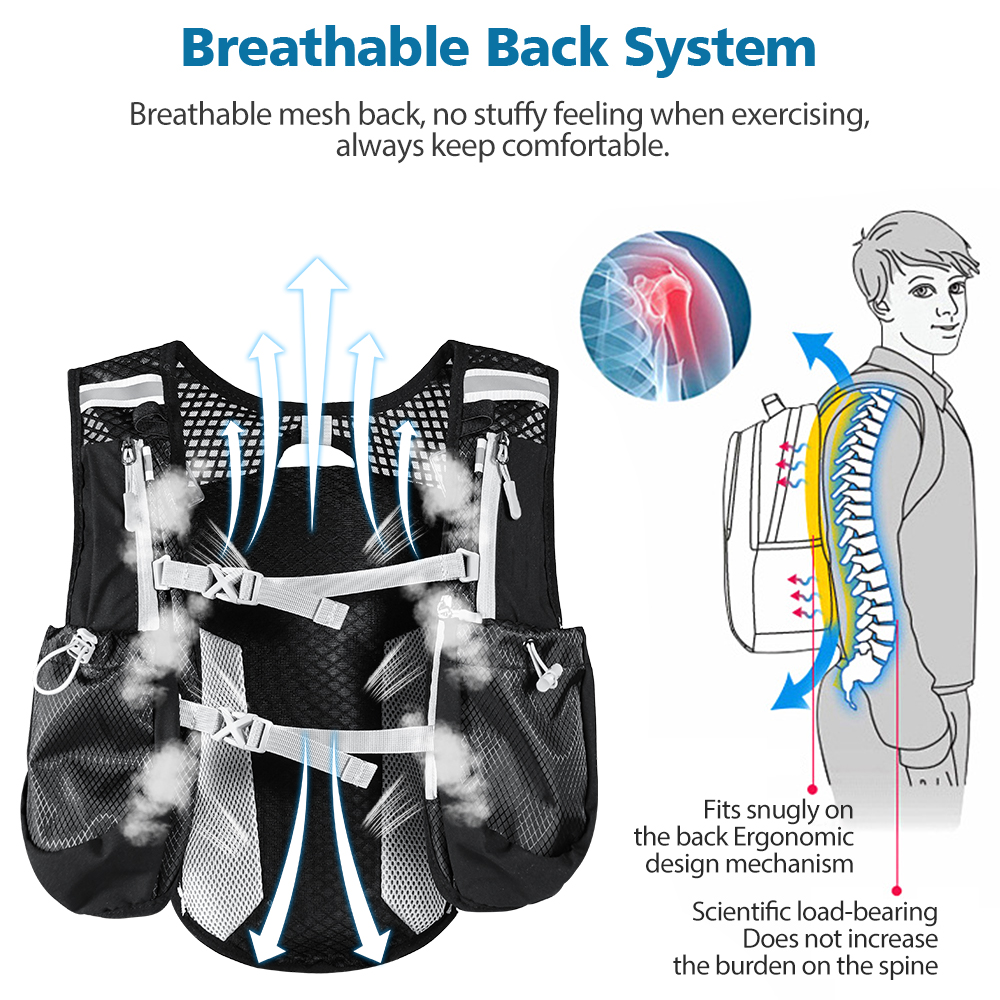 Outdoor Trail Running Backpack - Trail Running Vest recension och pris