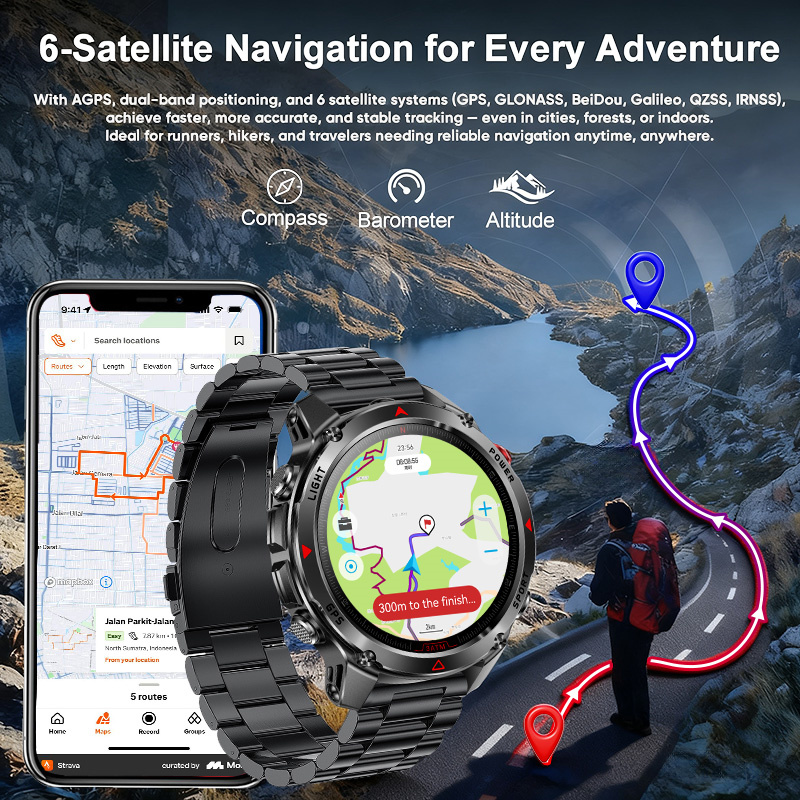 T-Rex 3 Pro Military Grade AGP - Outdoor Sport Smart Watch recension och pris