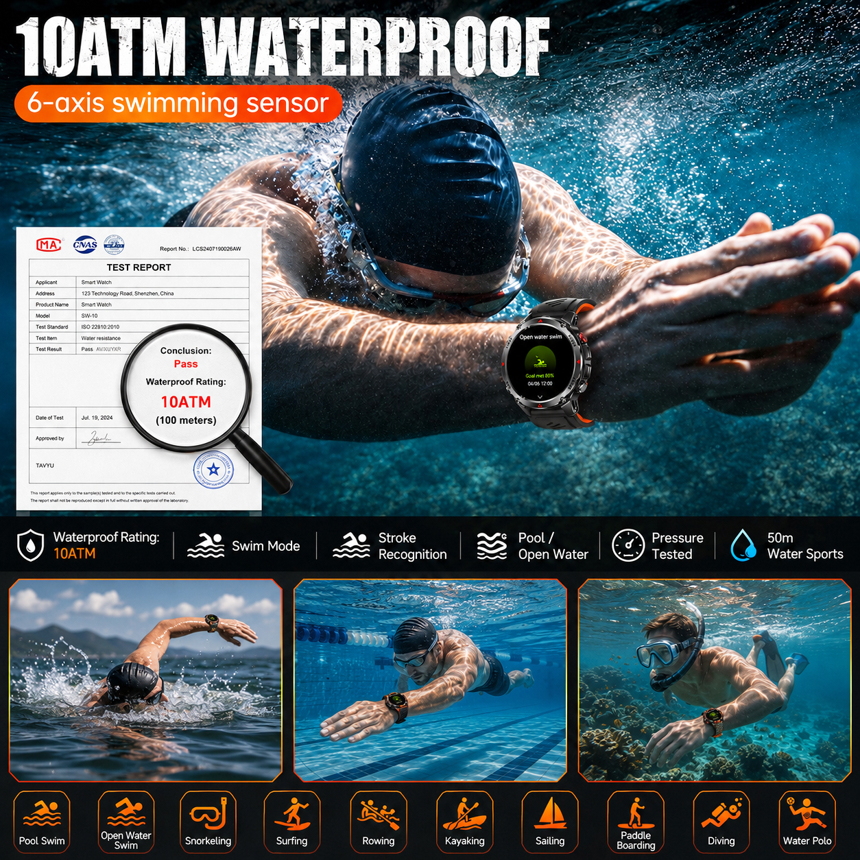 T-Rex 3 Pro Military Grade AGP - Outdoor Sport Smart Watch recension och pris
