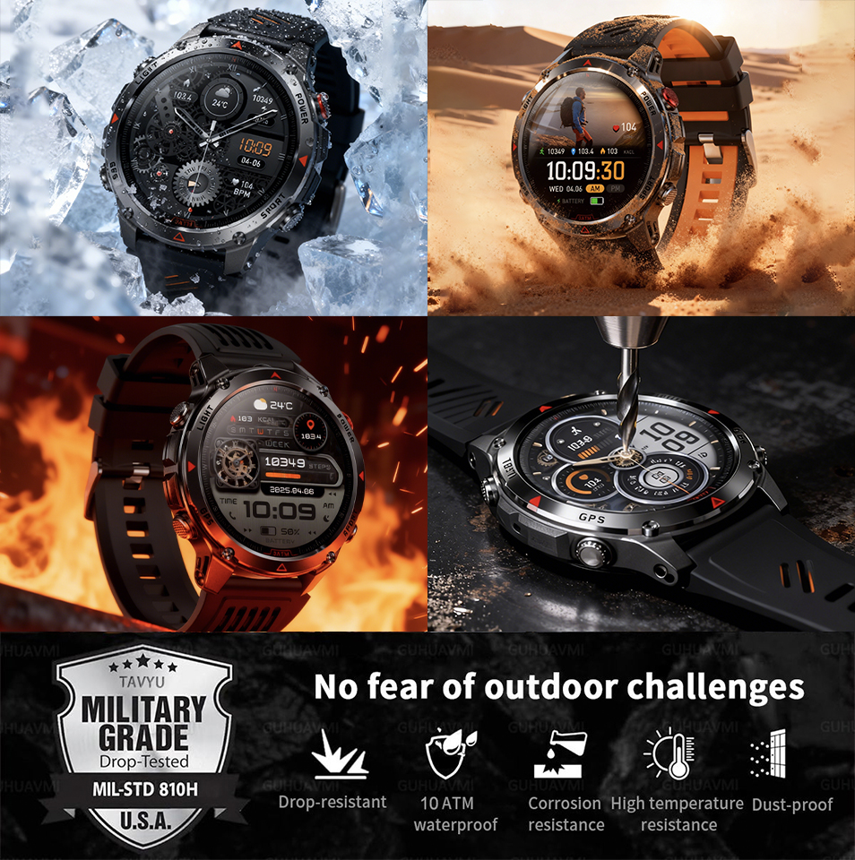 T-Rex 3 Pro Military Grade AGP - Outdoor Sport Smart Watch recension och pris