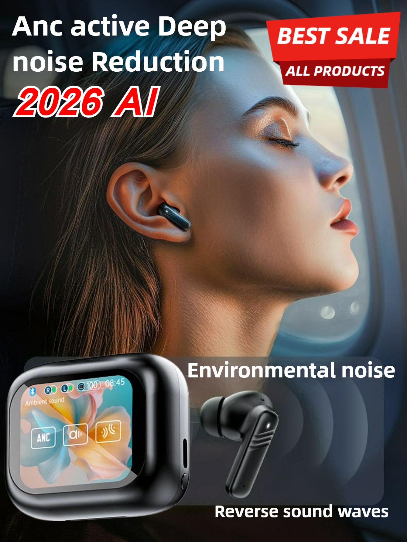 2026 NEW Professional ANC Earb - Outdoor Sport Activity recension och pris