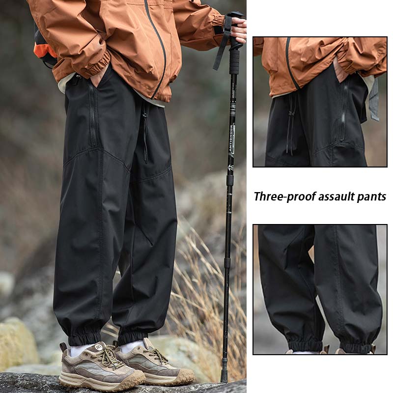 Men's Splicing Design Waterpro - Outdoor Sport Waterproof Pants recension och pris