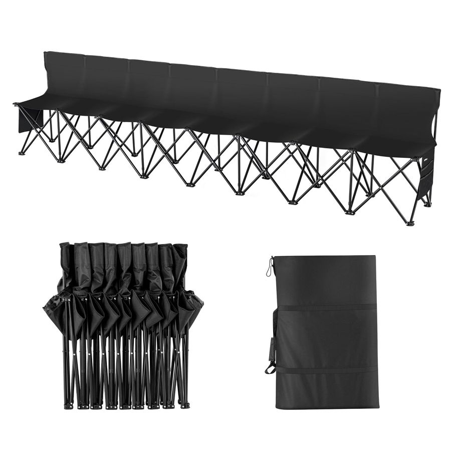 Portable Folding Bench, 8 Seat - Outdoor Sport Bench recension och pris