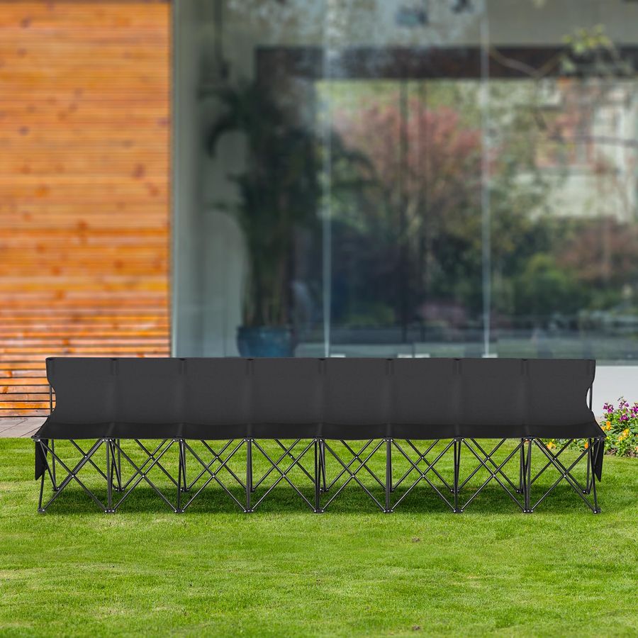 Portable Folding Bench, 8 Seat - Outdoor Sport Bench recension och pris