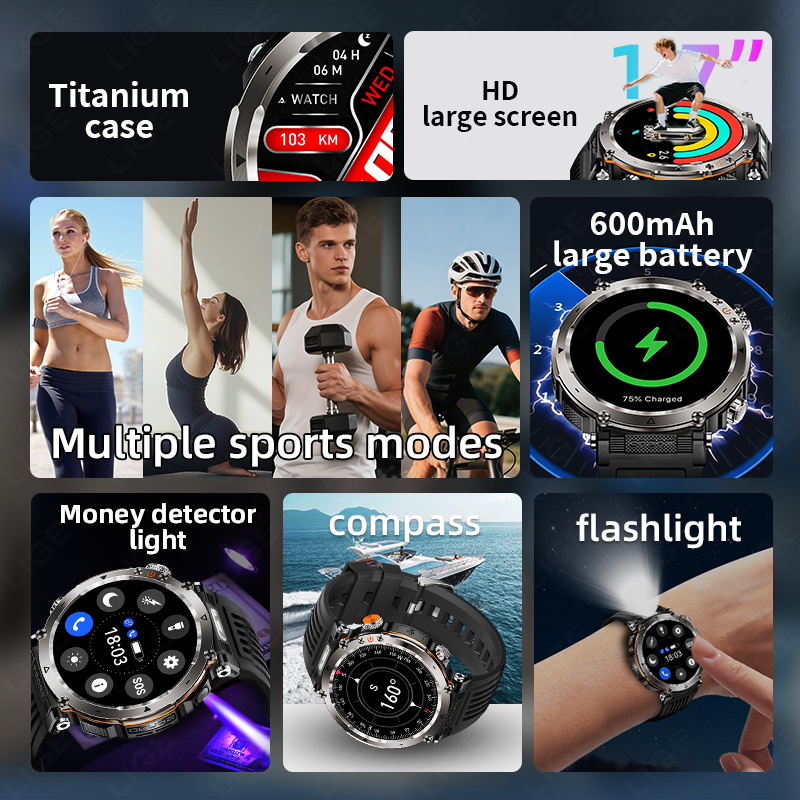 New Military Outdoor Smartwatc - Outdoor Sport Smart Watch recension och pris