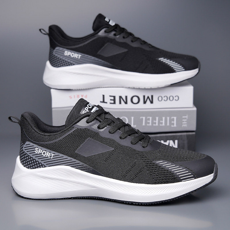 Men Grey Black Mesh Running Sn - Outdoor Sport Lights recension och pris