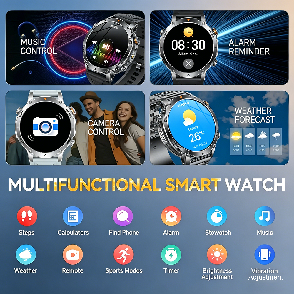 2026New Military Sports Smart  - Outdoor Sport Smart Watch recension och pris